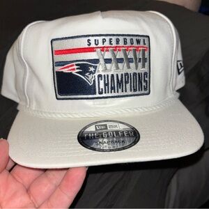 New Era White New England Patriots Super Bowl Champions Snapback Hat